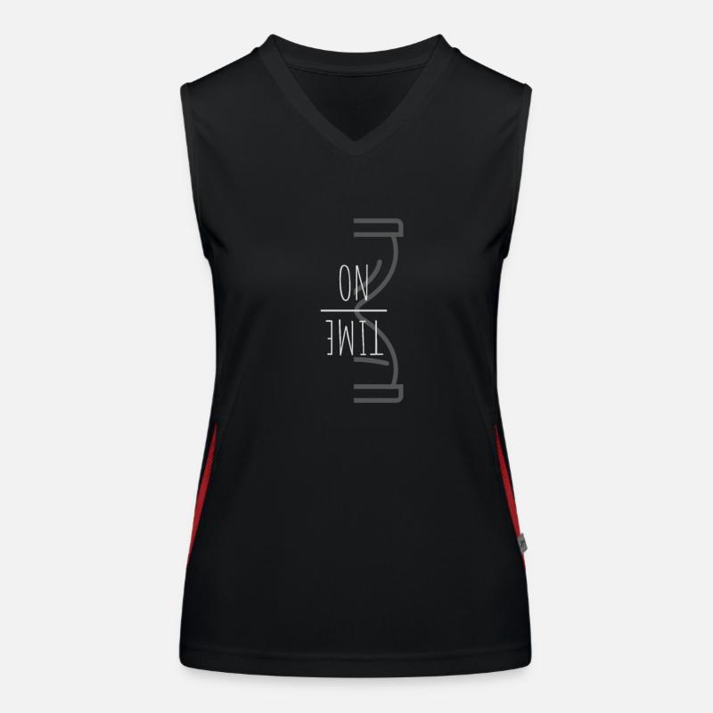 Heure Débardeur respirant contrasté Femme