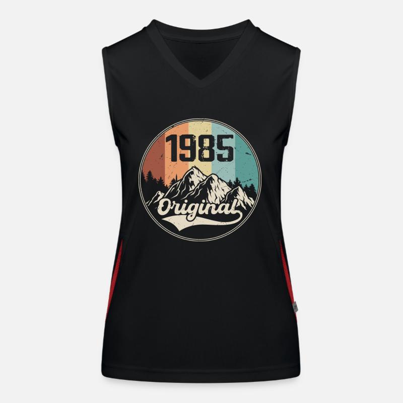 Original 1985 Geburtstagsgeschenk - 1985 Funktionelles Kontrast-Tank Top für Frauen