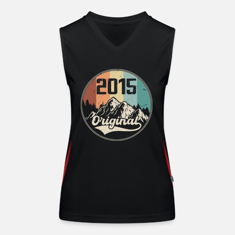 Original 2015 Birthday Gift - 2015 Women's Functional Contrast Tank Top