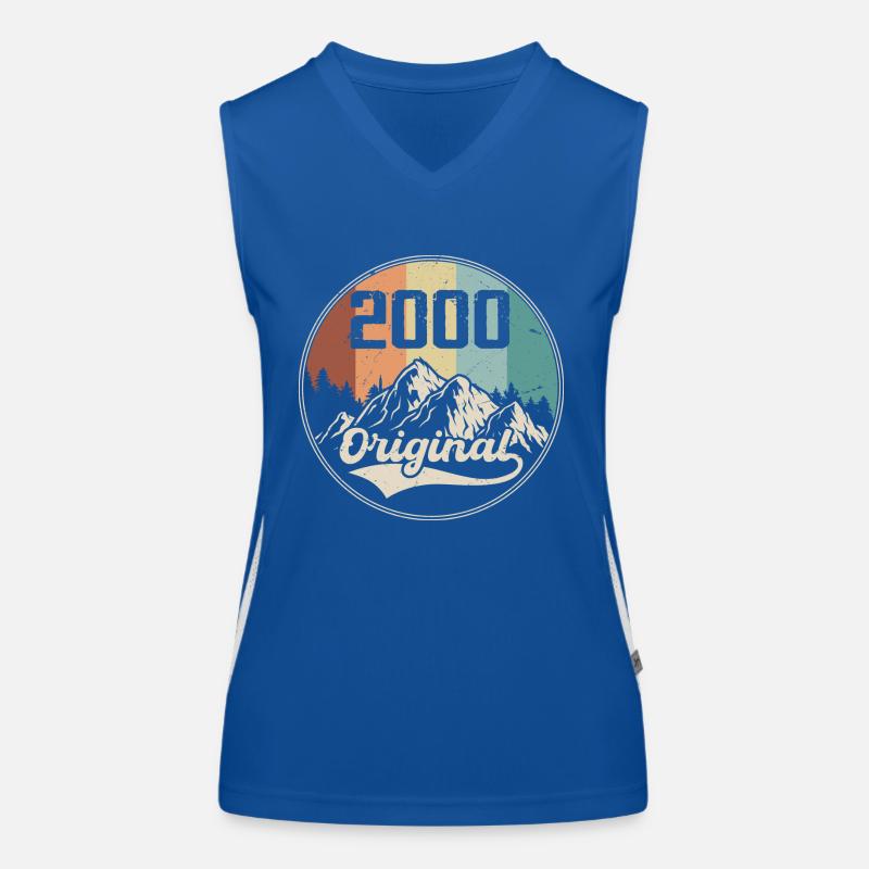 Original 2000 Geburtstagsgeschenk - 2000 Funktionelles Kontrast-Tank Top für Frauen