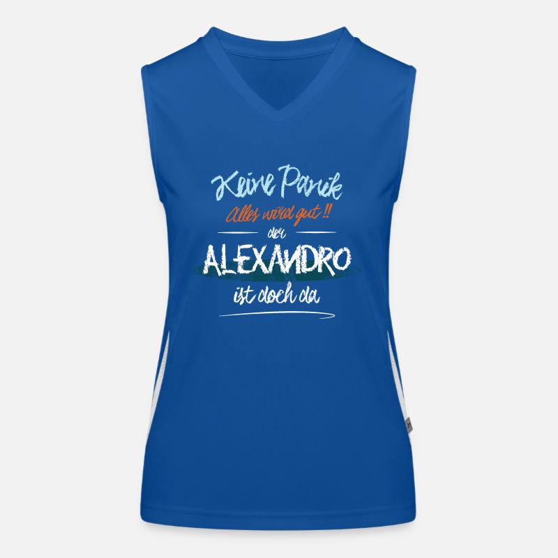 Alexandro - Keine Panik. Alles wird gut Funktionelles Kontrast-Tank Top für Frauen