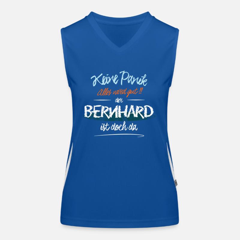 Bernhard - Keine Panik. Alles wird gut Funktionelles Kontrast-Tank Top für Frauen