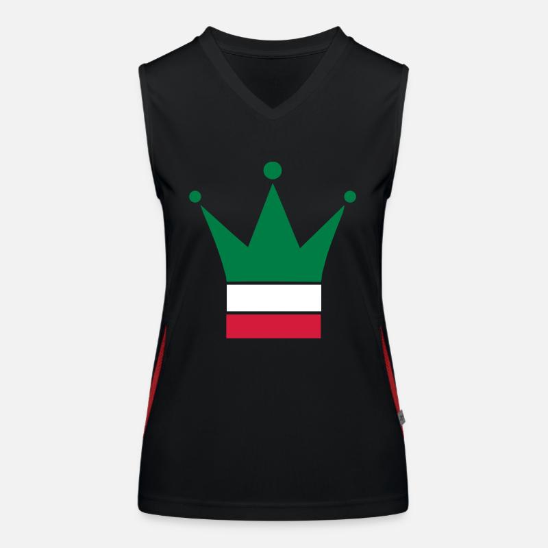 Italien Funktionelles Kontrast-Tank Top für Frauen