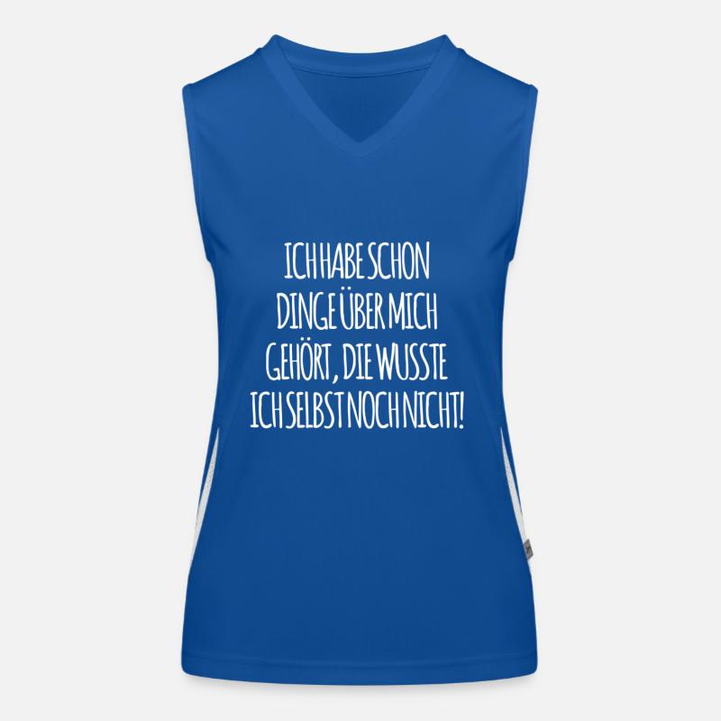 Klatsch und Tratsch Funktionelles Kontrast-Tank Top für Frauen