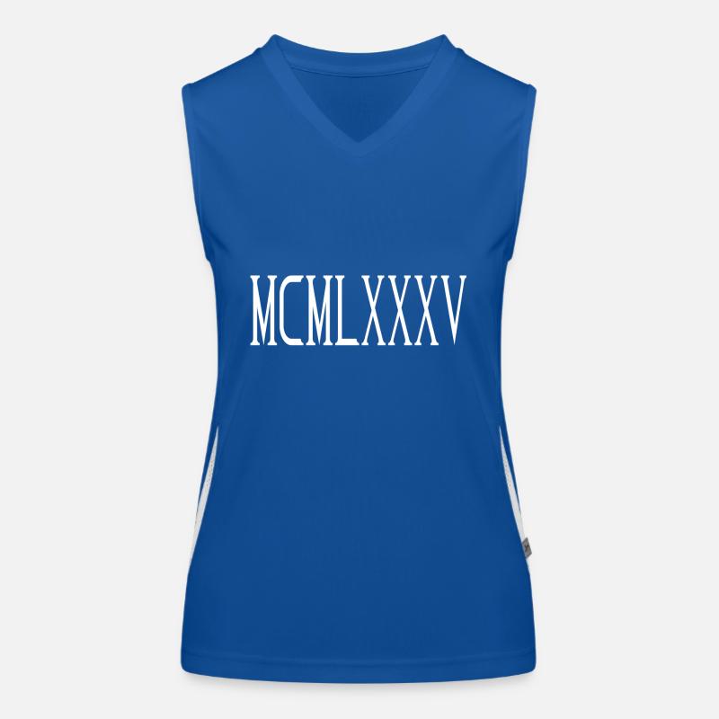 Born in 1985 Women's Functional Contrast Tank Top