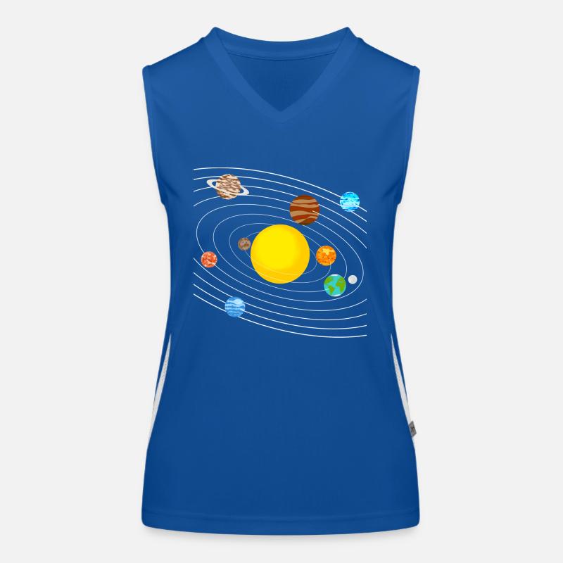 solar system Women's Functional Contrast Tank Top