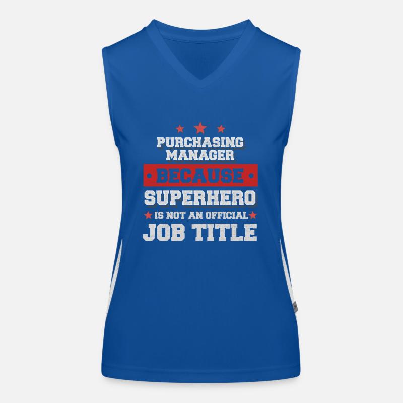 Parce que gestionnaire Superhero est pas sur le titre du poste Débardeur respirant contrasté Femme