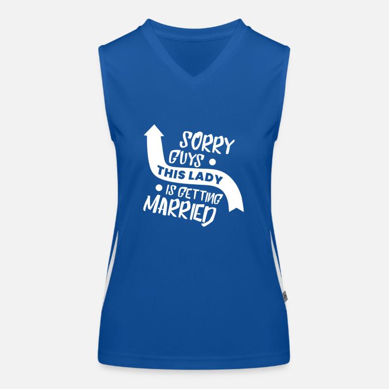 Wedding - future bride Women's Functional Contrast Tank Top