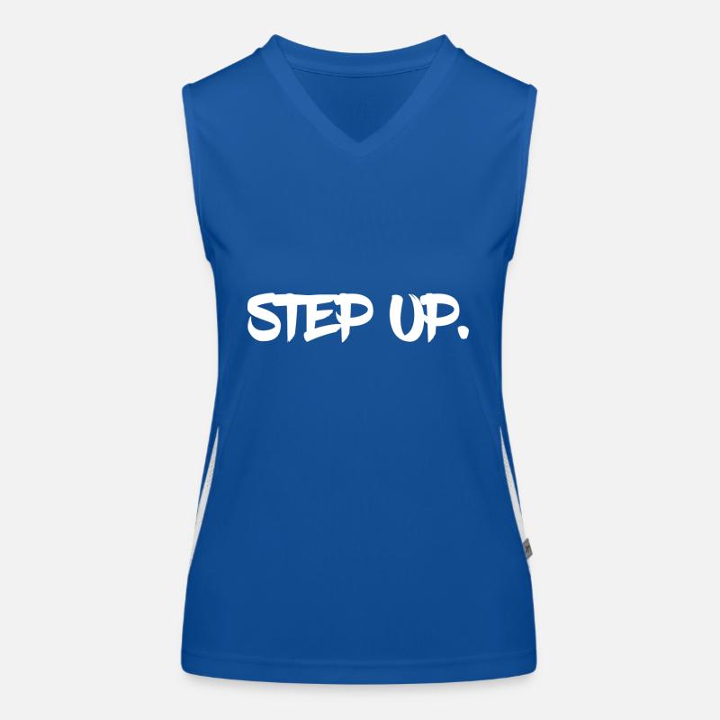 Step up. Funktionelles Kontrast-Tank Top für Frauen