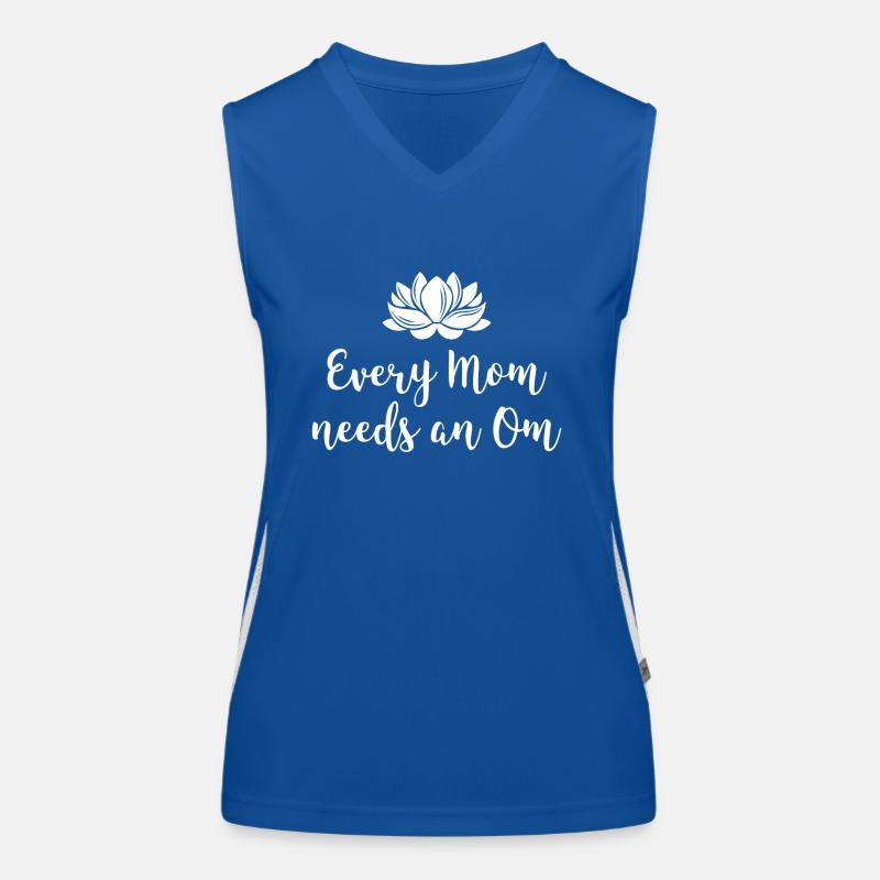 Every Mom needs an Om Women's Functional Contrast Tank Top