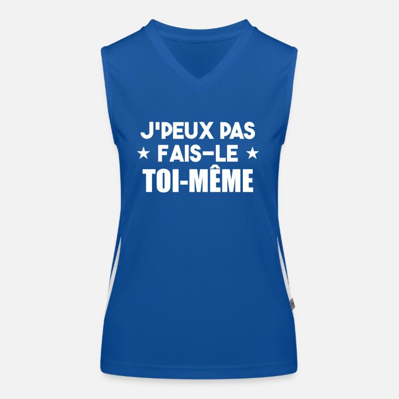j'peux pas fais-le toi-même Débardeur respirant contrasté Femme