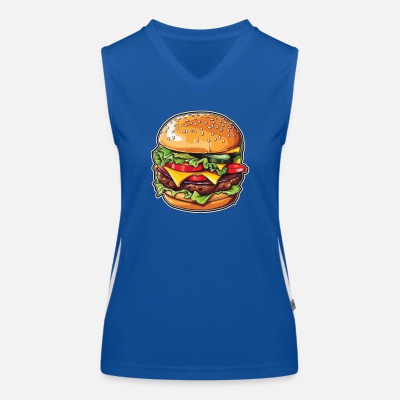 Cheeseburger Magic Women's Functional Contrast Tank Top