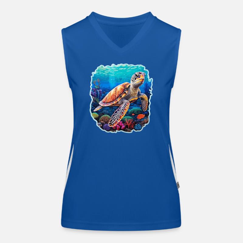 Oceanic Choir Women's Functional Contrast Tank Top
