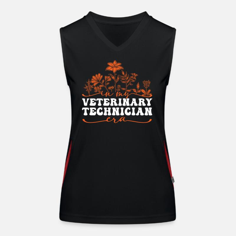 In My Veterinary Technician Era Women's Functional Contrast Tank Top
