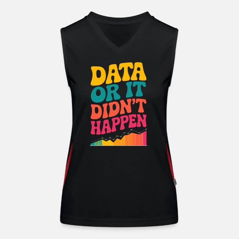 Data Analyst Data Scientist Data Engineer Data Or Funktionelles Kontrast-Tank Top für Frauen