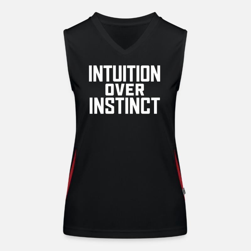 L’intuition plutôt que l’instinct : une source d’inspiration Débardeur respirant contrasté Femme