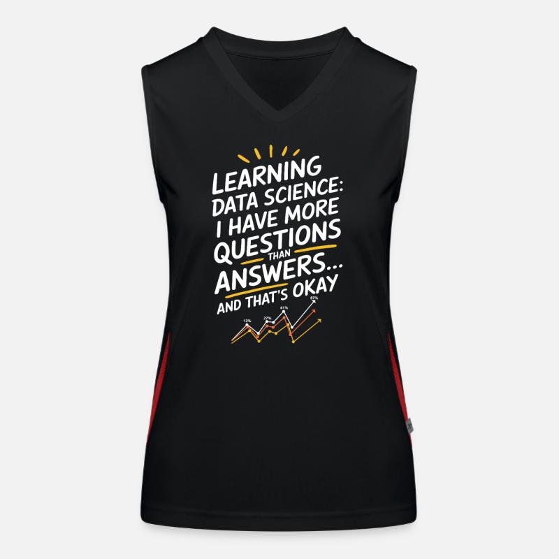Data Scientist Data Sience: Mehr Fragen als Funktionelles Kontrast-Tank Top für Frauen