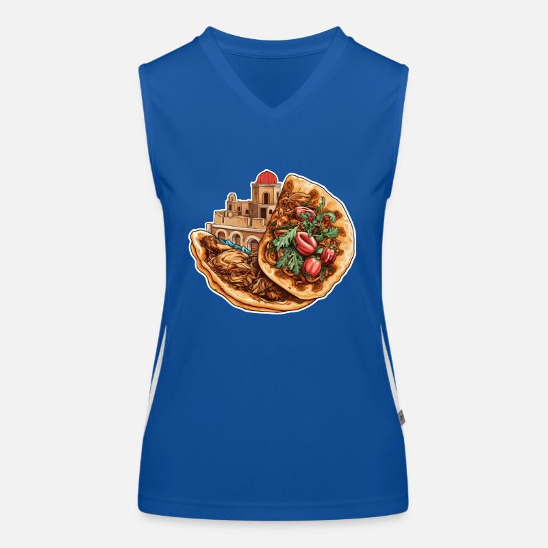 Gyros Funktionelles Kontrast-Tank Top für Frauen
