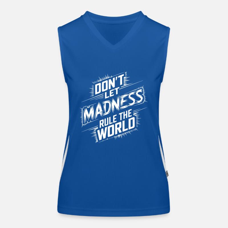 Stop the madness Women's Functional Contrast Tank Top