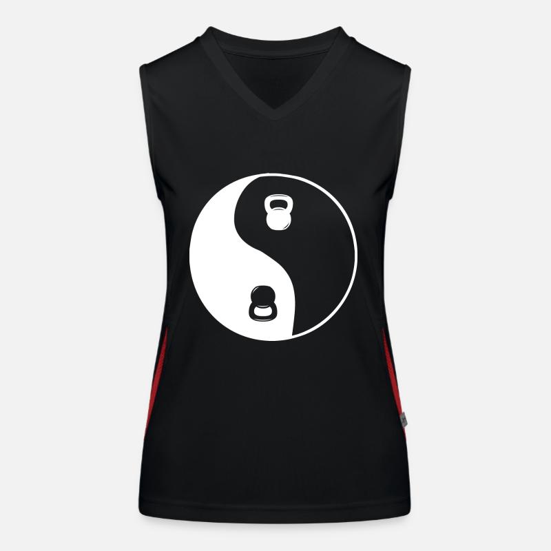 Kettlebell Workout Fitness Training Funktionelles Kontrast-Tank Top für Frauen