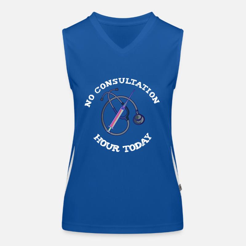 No Consultation Hour today Women's Functional Contrast Tank Top