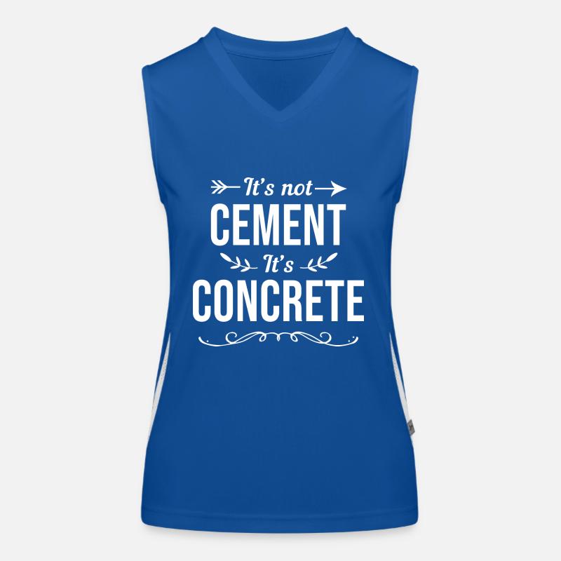 Bauarbeiter Baustelle Funktionelles Kontrast-Tank Top für Frauen