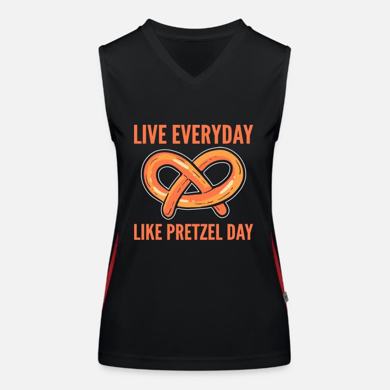 bretzel Débardeur respirant contrasté Femme