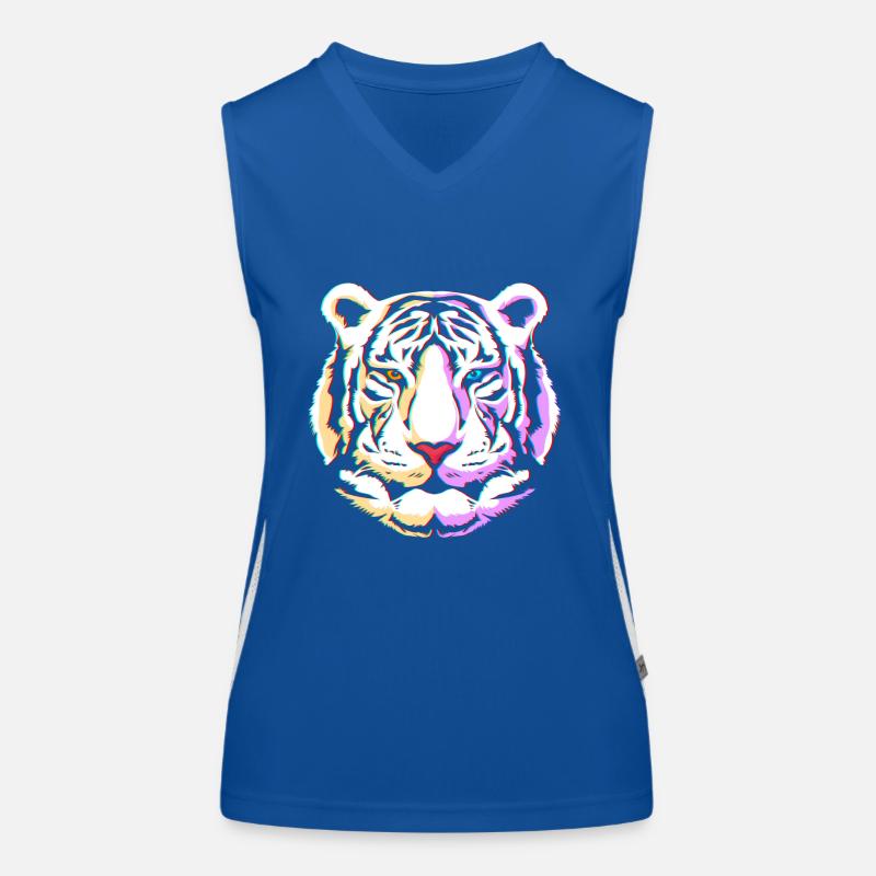 White Tiger Women's Functional Contrast Tank Top
