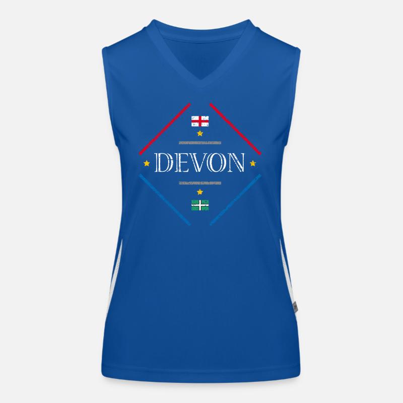 Devon England Funktionelles Kontrast-Tank Top für Frauen