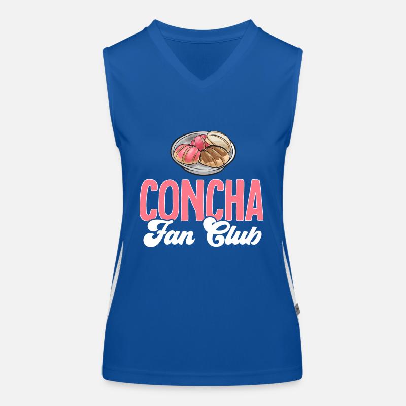 Concha Hispanic Mexikanisch Pan Dulce Funktionelles Kontrast-Tank Top für Frauen