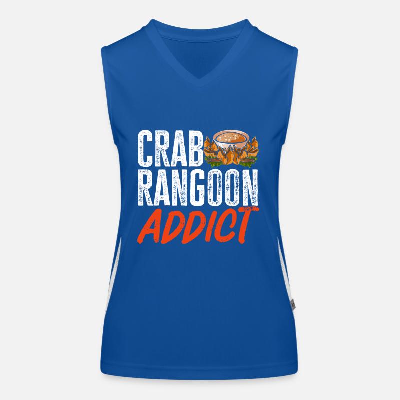 Krabben Rangoon Crab Rangoon Funktionelles Kontrast-Tank Top für Frauen
