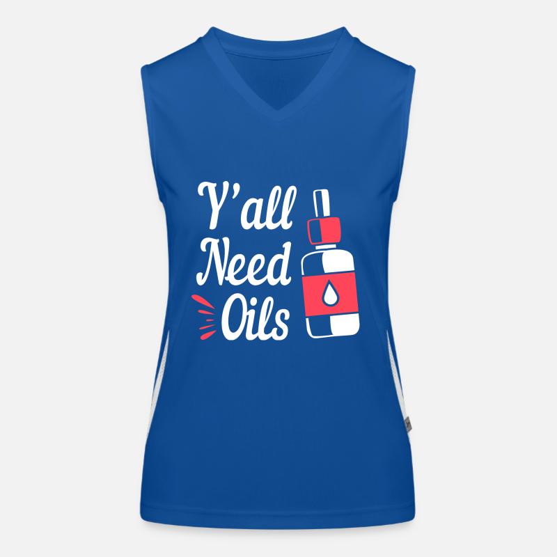 Ätherisches Öl Funktionelles Kontrast-Tank Top für Frauen