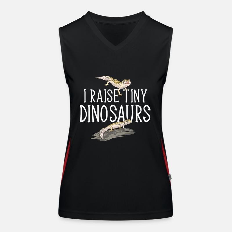 Leopardgecko Reptil Haustier Gecko Funktionelles Kontrast-Tank Top für Frauen