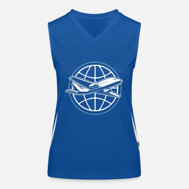 Air traffic controller Women's Functional Contrast Tank Top