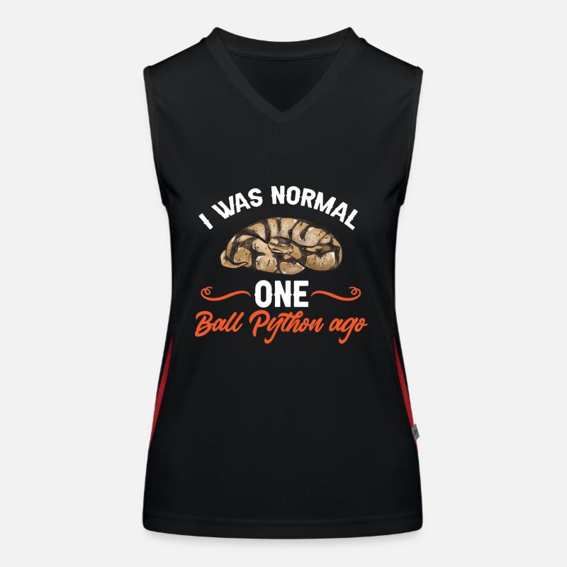 Ball Python Schlange Königspython Funktionelles Kontrast-Tank Top für Frauen