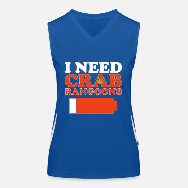 Krabben Rangoon Crab Rangoon Funktionelles Kontrast-Tank Top für Frauen