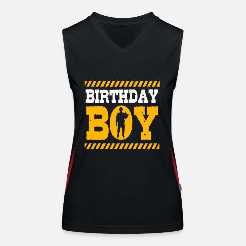 Construction Worker Construction Site Children's Birthday Party Women's Functional Contrast Tank Top