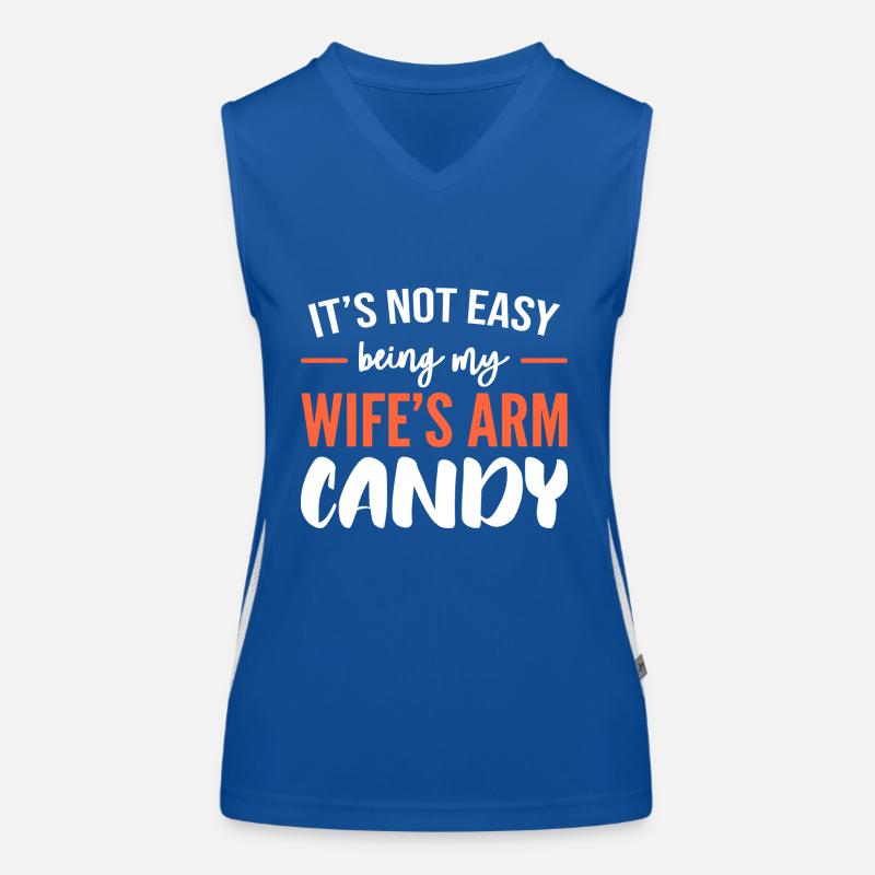 Arm Candy Ehemann Funktionelles Kontrast-Tank Top für Frauen