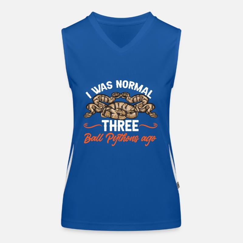 Ball Python Schlange Königspython Funktionelles Kontrast-Tank Top für Frauen