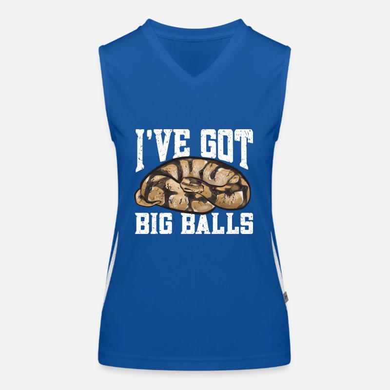 Ball Python Schlange Königspython Funktionelles Kontrast-Tank Top für Frauen