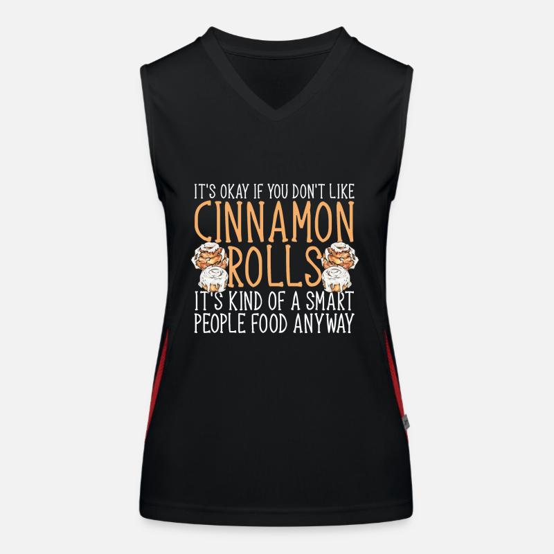 Cinnamon roll Women's Functional Contrast Tank Top