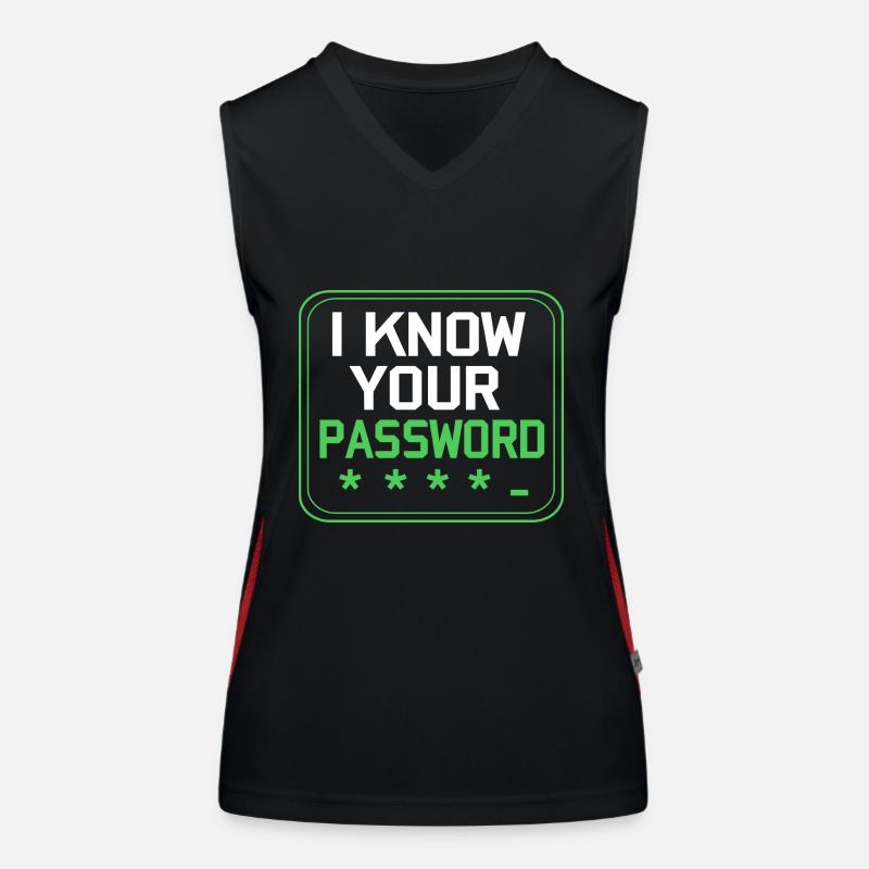 Cybersecurity Cyber Programmer Hacker Women's Functional Contrast Tank Top