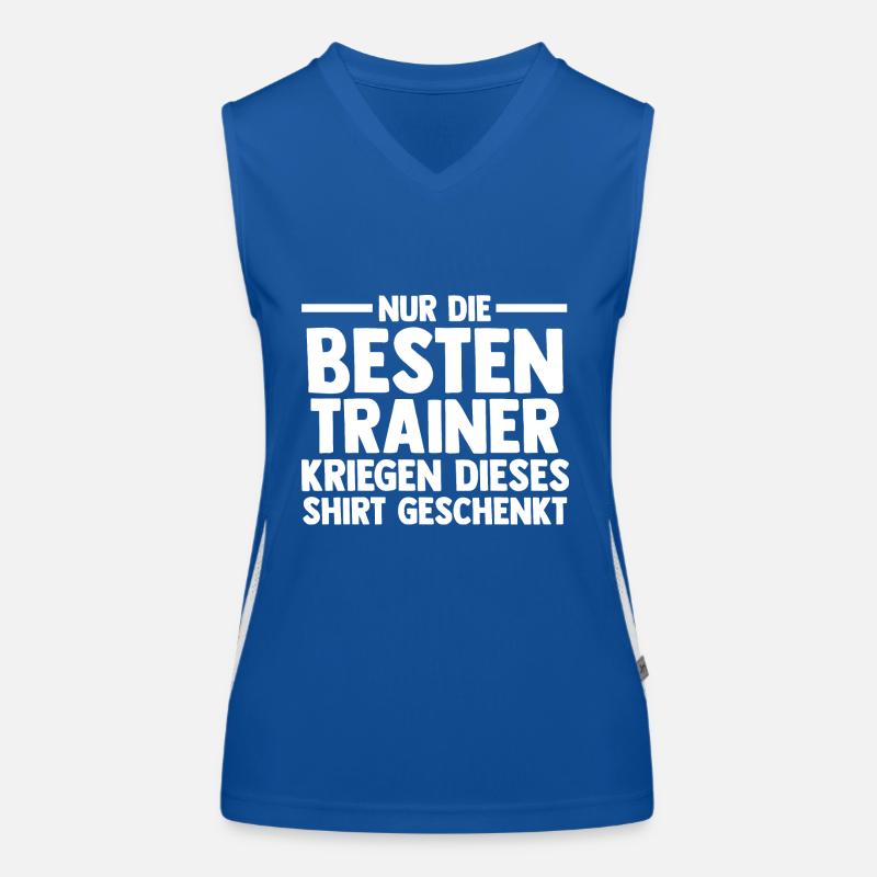 Bester Trainer Funktionelles Kontrast-Tank Top für Frauen