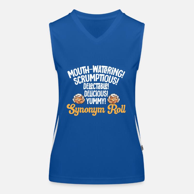 Cinnamon roll Women's Functional Contrast Tank Top