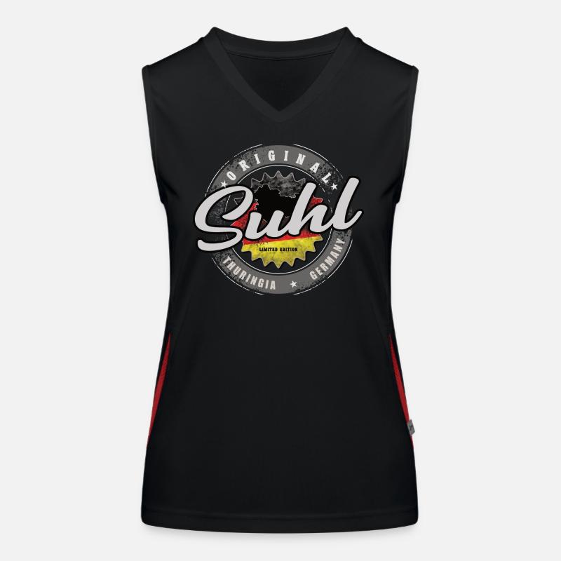 Original Germany Thuringia Suhl Thuringian Forest Women's Functional Contrast Tank Top