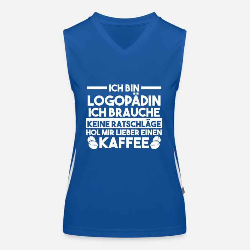 Logopädie Logopädin Funktionelles Kontrast-Tank Top für Frauen