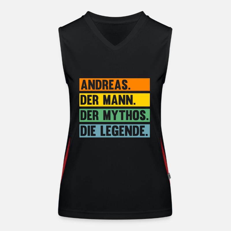 Andreas Funktionelles Kontrast-Tank Top für Frauen