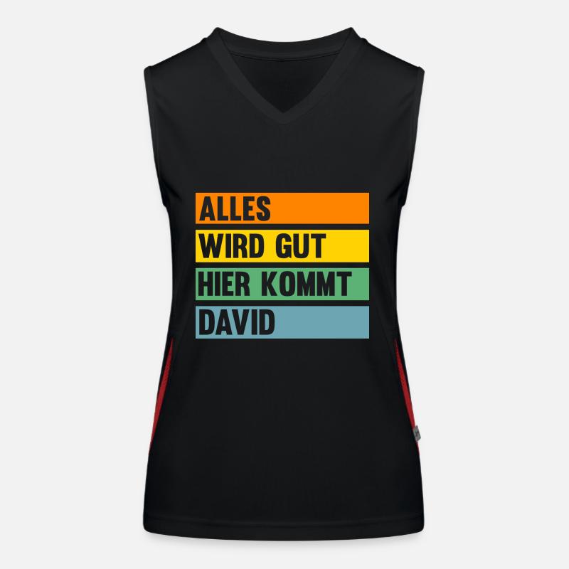 David Funktionelles Kontrast-Tank Top für Frauen