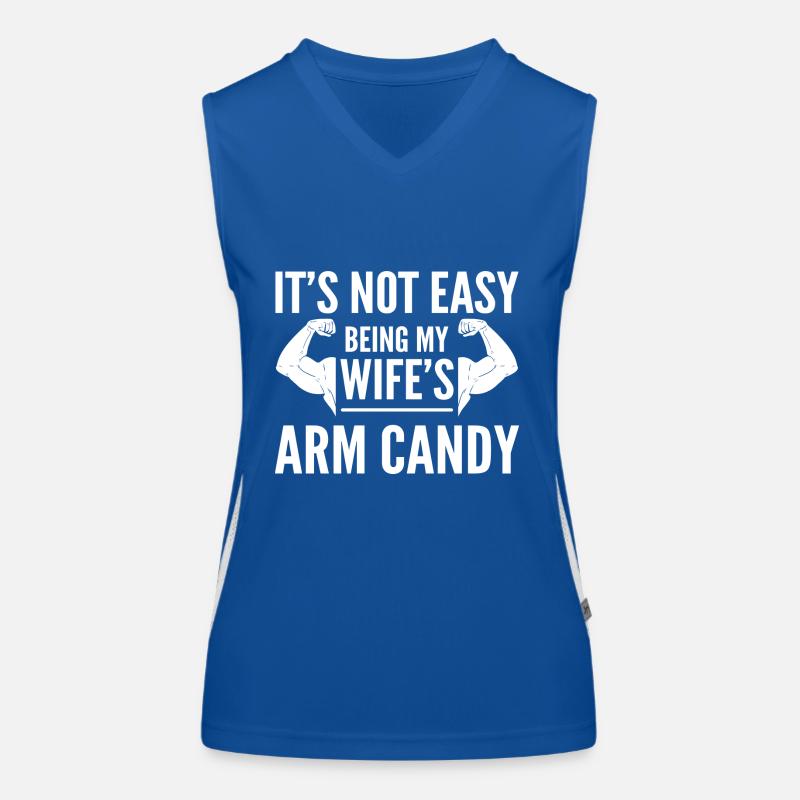 Arm Candy Ehemann Funktionelles Kontrast-Tank Top für Frauen