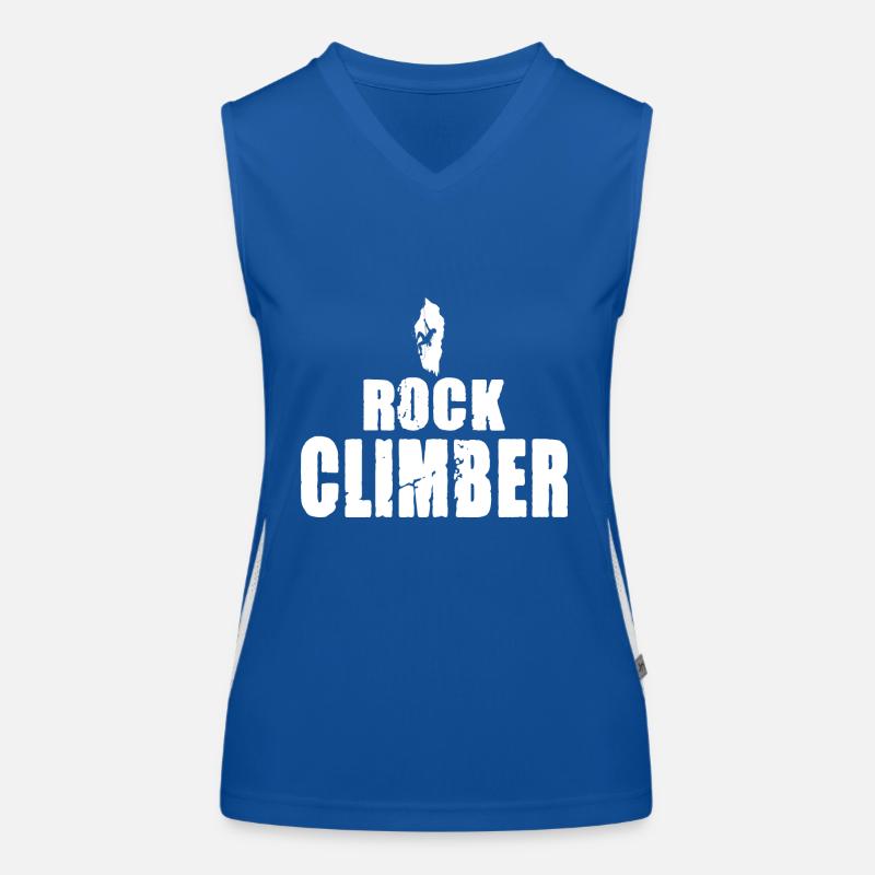 Rock Climber Funktionelles Kontrast-Tank Top für Frauen